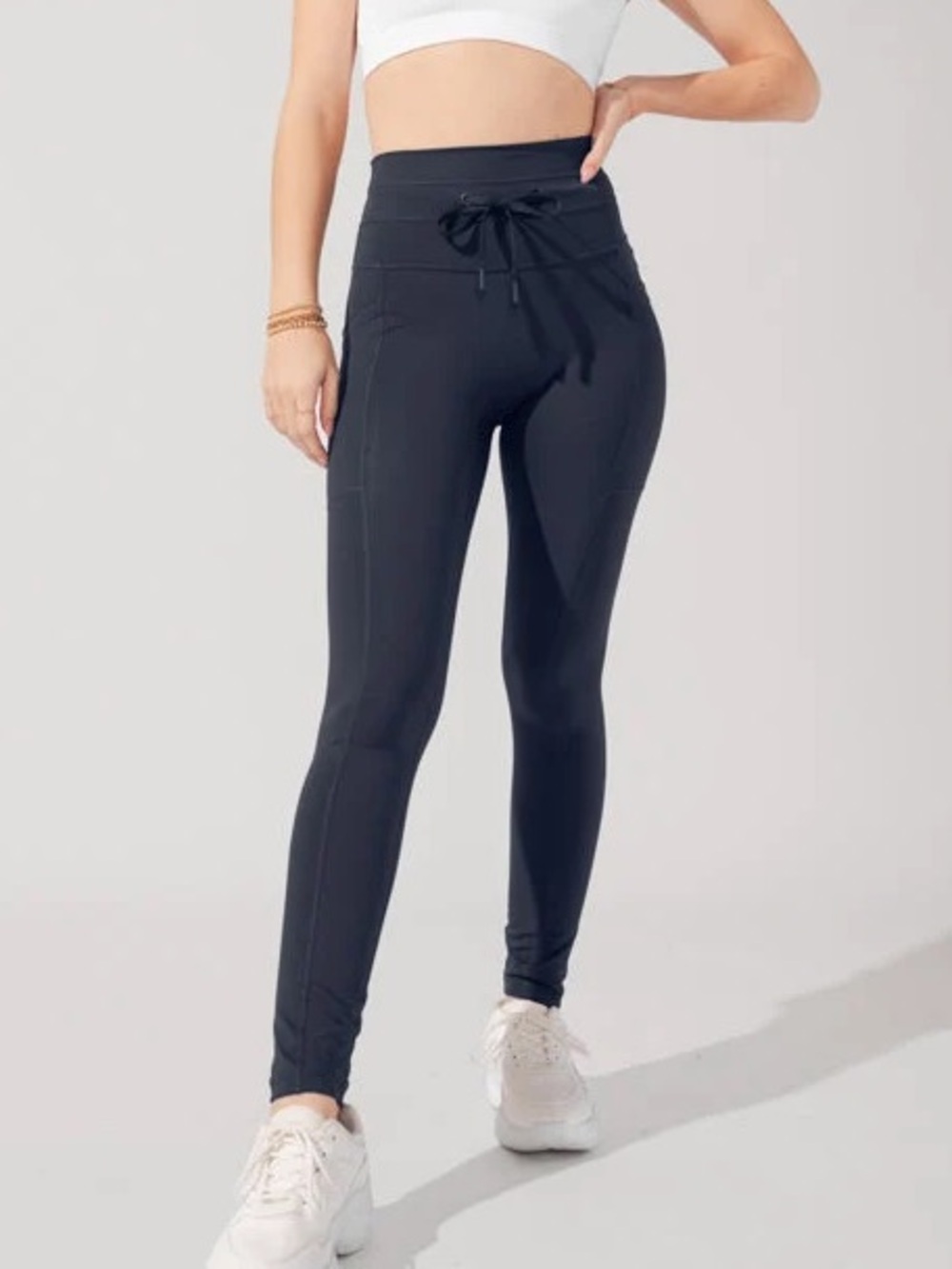 POPFLEX Cargo Pocket Leggings - Smoky Navy